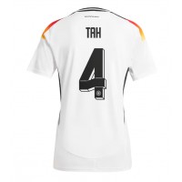 Deutschland Jonathan Tah #4 Fußballbekleidung Heimtrikot Damen EM 2024 Kurzarm